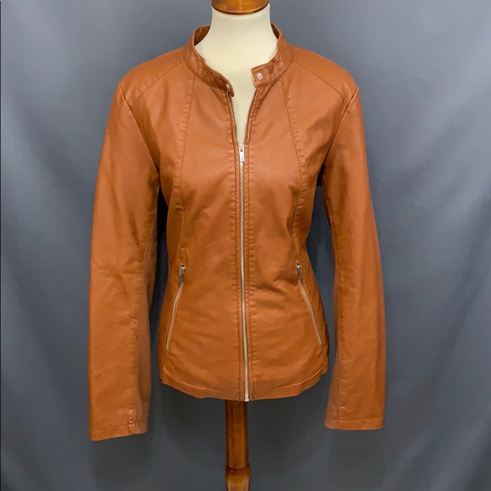 Faux leather jacket - Picture 2 of 6